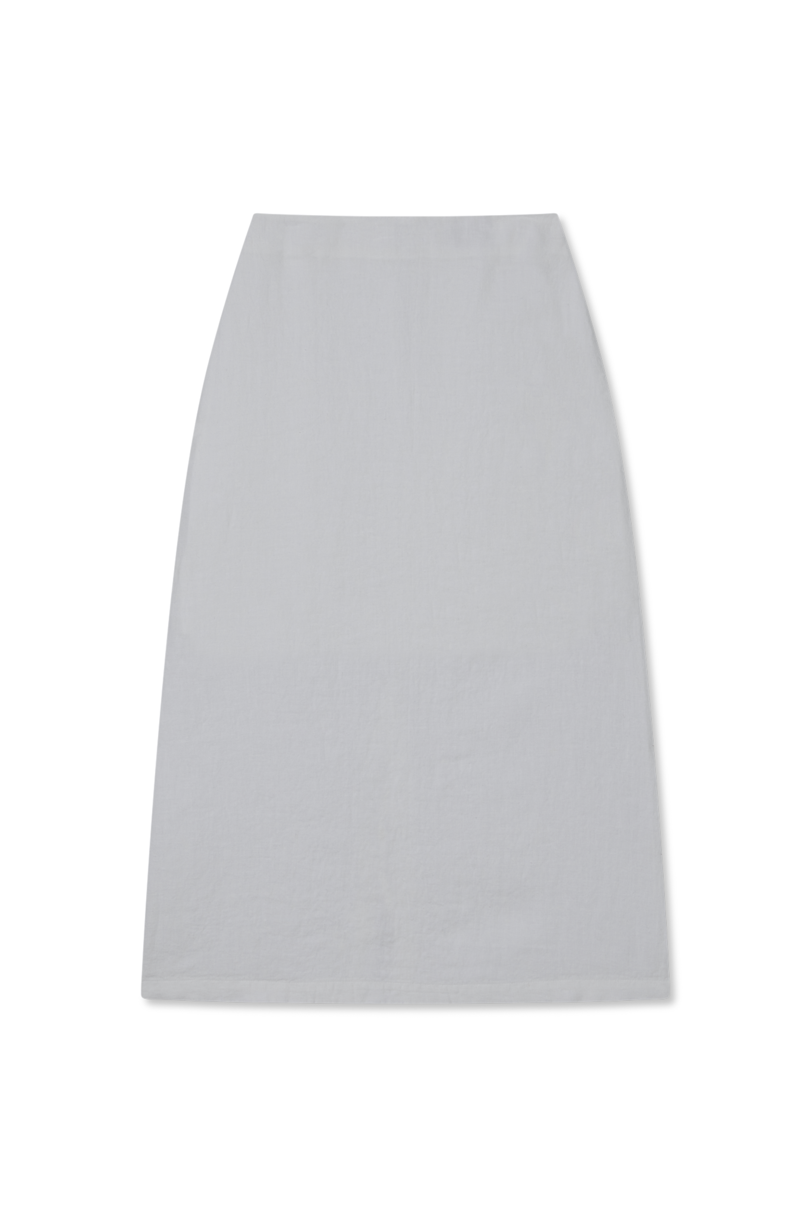 Premium 100% linen maxi skirt featuring a high waisted silhouette in white- VIR VITA
#color_white
