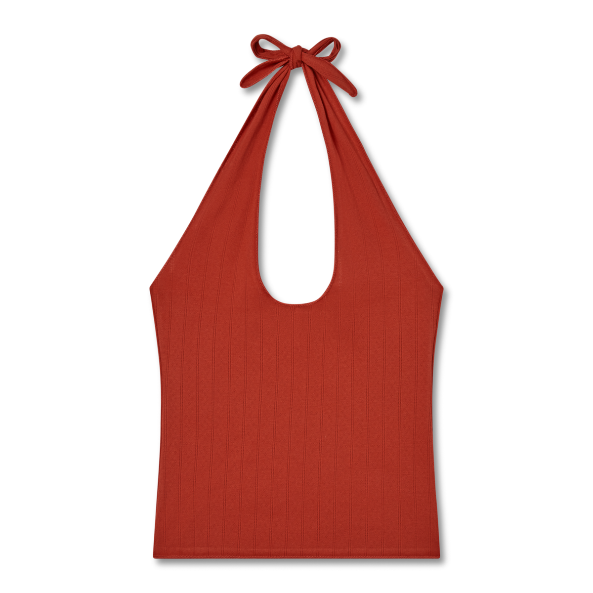 Pointelle Halter Top | VIR VITA