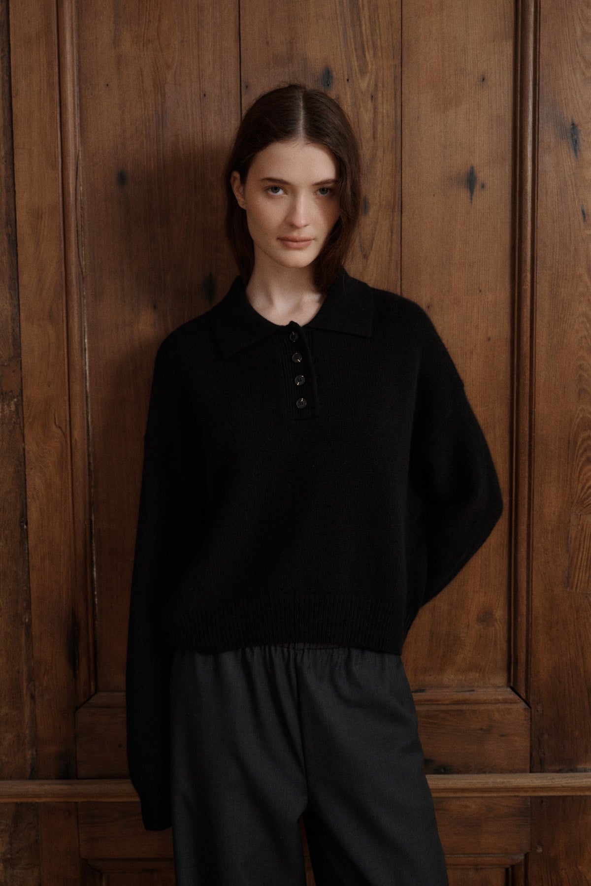 Frida Polo Cashmere Sweater