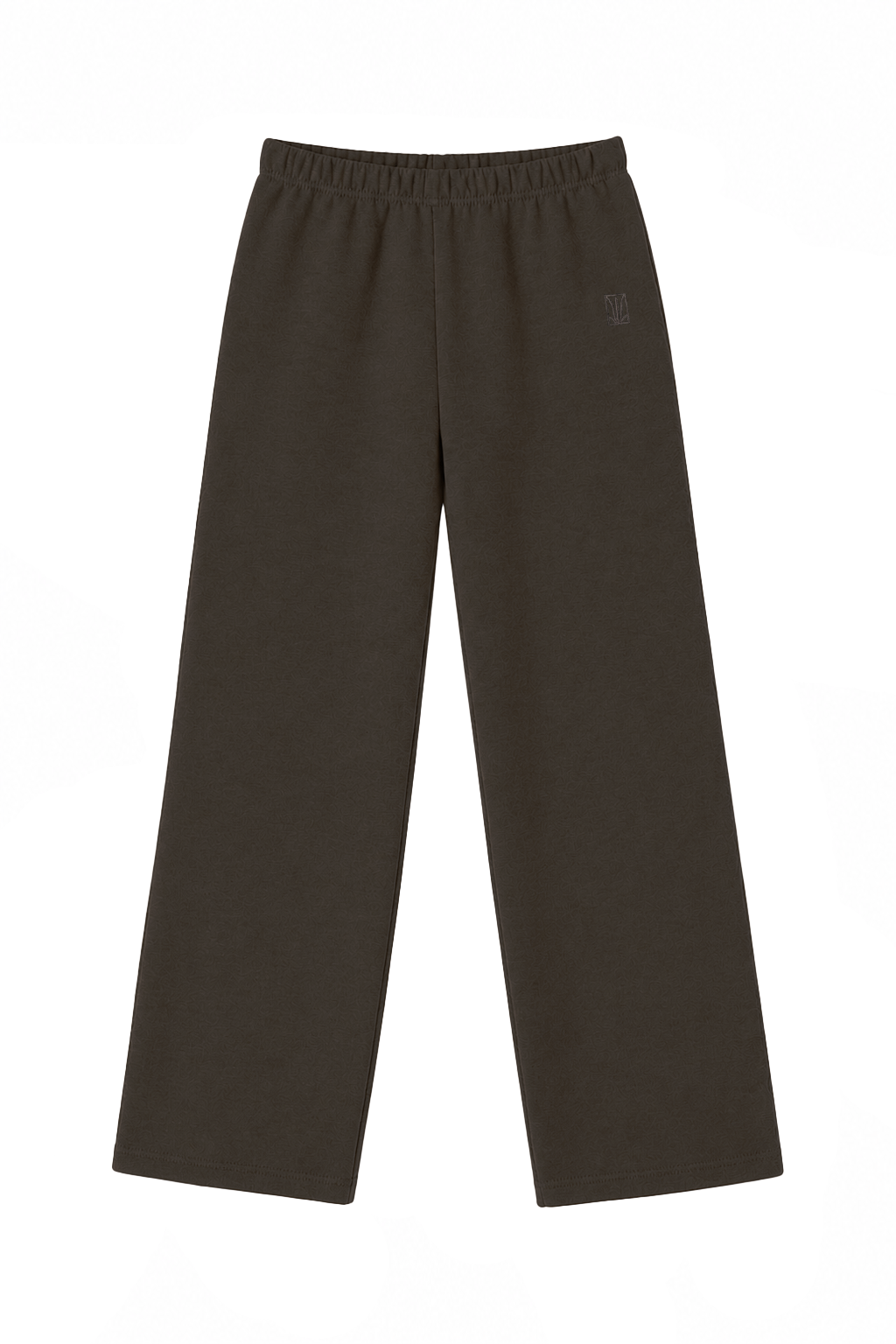Soft everyday loungewear pants designed with a gathered elastic waistband, relaxed fit, and full-length straight leg. - VIR VITA
#color_oak