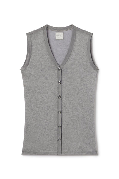 Seraphine Vest Modal Silk | VIR VITA